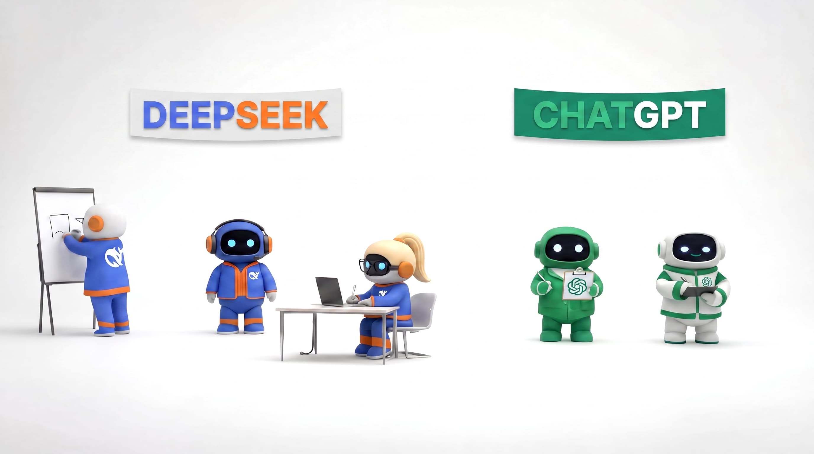 DeepSeek vs. ChatGPT - Comparison Guide